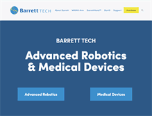 Tablet Screenshot of barrett.com